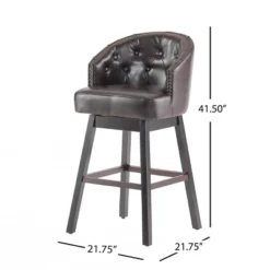 Set Of 2 30.5" Ogden Barstool - Christopher Knight Home -Christopher Knight Home GUEST 90feccec c15c 47c0 a07c 930cdfd15f89 1