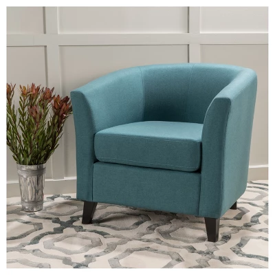 Preston Fabric Club Chair - Christopher Knight Home 3 Preston Fabric Club Chair - Christopher Knight Home