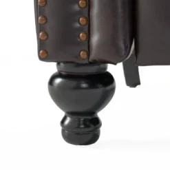 Walder Bonded Leather Press-Back Recliner Club Chair Brown - Christopher Knight Home -Christopher Knight Home GUEST 92acfcef 01f9 4b6b b38c add0b56219a1