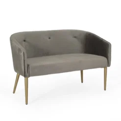 Brayer Modern Glam Tufted Velvet Loveseat - Christopher Knight Home -Christopher Knight Home GUEST 949f9aed 4a75 4a1b 963e 5ef751be9bbc