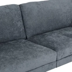 Malverne Contemporary 3 Seater Fabric Sofa With Accent Pillows Charcoal/Dark Brown - Christopher Knight Home -Christopher Knight Home GUEST 95b90bbb 3fca 4121 bd3d 3e56bb5ad92e