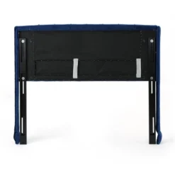 Queen/Full Lidia Wingback New Velvet Tufted Headboard Navy - Christopher Knight Home -Christopher Knight Home GUEST 968eed06 3467 4402 9927 fe21942e4404