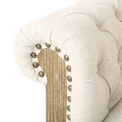 Voll Chesterfield Tufted Fabric Club Chair With Nailhead Trim - Christopher Knight Home -Christopher Knight Home GUEST 9971d014 6f52 43ac a475 b93f8bcb34a5