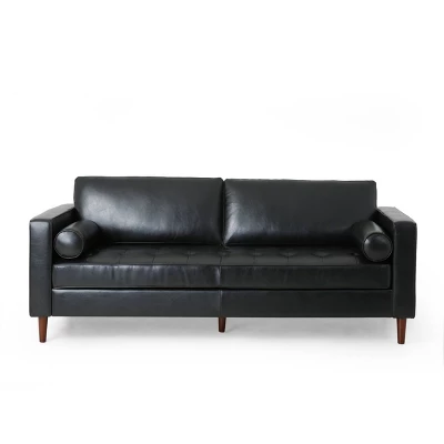 Malinta Contemporary Tufted 3 Seater Sofa - Christopher Knight Home 13 Malinta Contemporary Tufted 3 Seater Sofa - Christopher Knight Home - Image 11