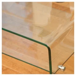 Ramona Long Coffee Table Glass With Shelf - Christopher Knight Home: Sleek Rectangle Design For Family Room -Christopher Knight Home GUEST 99caeabd 5157 4ca8 8eb1 a0519c851ca4