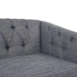 Christopher Knight Home Cantrell Tufted Loveseat Charcoal/Espresso -Christopher Knight Home GUEST 9dbdc5e7 87f7 46dd 9f47 b8c163565c2e