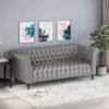 Barneyville Traditional Chesterfield Sofa Gray - Christopher Knight Home -Christopher Knight Home GUEST a472ff7c b80d 4f2c 9a3c 9806b070d0f5