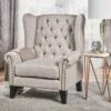 Laird Traditional Winged Accent Chair - Christopher Knight Home 2 Laird Traditional Winged Accent Chair - Christopher Knight Home -Christopher Knight Home GUEST a6282c5b da53 418c 8363 839a4986ccac