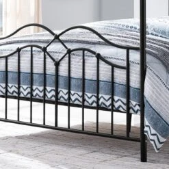 Queen Earhart Traditional Iron Canopy Bed - Christopher Knight Home -Christopher Knight Home GUEST a64086b7 771c 4544 afa9 ac95b2e25c85