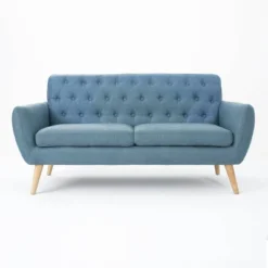 Bernice Petite Mid Century Modern Tufted Sofa - Christopher Knight Home -Christopher Knight Home GUEST aa820a3a 83bc 4942 8aef 598fc29c564e