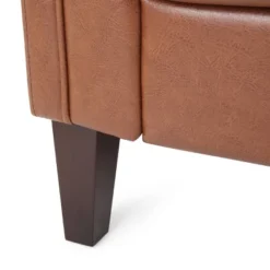 Pondway Contemporary Faux Leather Tufted 3 Seater Sofa - Christopher Knight Home -Christopher Knight Home GUEST aca2d97f 069a 4f4d 8d60 cdf071f74865