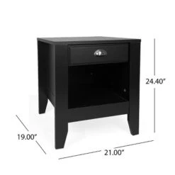 Industrial End Side Table Storage Space With Faux Wood-Christopher Knight Home -Christopher Knight Home GUEST af57b7c7 1999 44f0 b8fc 3049599a4a04