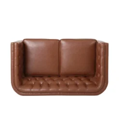 Holasek Contemporary Upholstered Tufted Loveseat - Christopher Knight Home -Christopher Knight Home GUEST b1279656 242d 46a0 a504 447a879dcb68