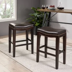 Set Of 2 26" Avondale Backless Counter Height Barstools - Christopher Knight Home