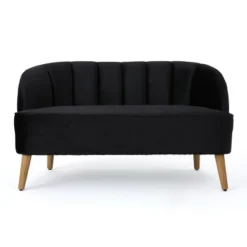 Amaia Modern New Velvet Settee - Christopher Knight Home -Christopher Knight Home GUEST b2e7496c ffe7 464d abab 01621bd84937