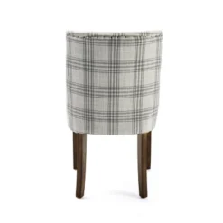 2pk Harman Contemporary Upholstered Plaid Dining Chairs Gray/Light Beige/Brown - Christopher Knight Home -Christopher Knight Home GUEST b5f04c9f cfeb 4397 bdc8 4a2b3b6ea482