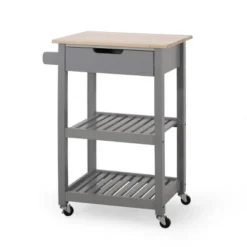 Dade Kitchen Cart With Wheels - Christopher Knight Home -Christopher Knight Home GUEST b91025d1 d268 4b6f 857d 55ade56104b6