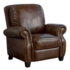 Torreon Faux Leather Recliner Club Chair Dark Brown - Christopher Knight Home -Christopher Knight Home GUEST bf758b12 2901 4269 8135 7912cbedc659