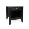 Industrial End Side Table Storage Space With Faux Wood-Christopher Knight Home -Christopher Knight Home GUEST bf81eb8f 4aa2 47ea 80bb 3f7cf314003a