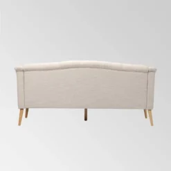 Adelia Contemporary Tufted Sofa Beige - Christopher Knight Home -Christopher Knight Home GUEST c0e0b118 63a2 4106 9201 485cb3ae199b