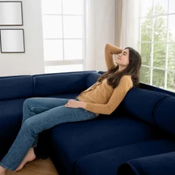 Christopher Knight Home Morley Modern 6-Seats Chenille Upholstered Storage L-Shape Sectional Sofa With Ottoman -Christopher Knight Home GUEST c82b0771 3100 4f5c 9315 104ee8fbe5ab