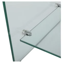 Ramona Console With Shelf TV Stand For TVs Up To 44" Clear - Christopher Knight Home -Christopher Knight Home GUEST c8568f3a af89 4594 b7f3 1049b236fa54