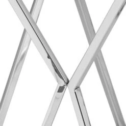 Cowger Rustic Glam Handcrafted Mango Wood Side Table Walnut/Polished Nickel - Christopher Knight Home -Christopher Knight Home GUEST ca4d2537 db5c 4a53 8287 1517815841d3