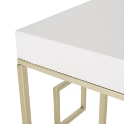 Depue Modern Glam Geometric Console Table Gold/White - Christopher Knight Home 18 Depue Modern Glam Geometric Console Table Gold/White - Christopher Knight Home -Christopher Knight Home GUEST cc83073c a938 4f16 829d 4885cdad7fdb