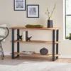 Rooker Handcrafted Modern Industrial Acacia Wood Media Console Table Natural/Black - Christopher Knight Home 2 Rooker Handcrafted Modern Industrial Acacia Wood Media Console Table Natural/Black - Christopher Knight Home -Christopher Knight Home GUEST d0d74b42 38a2 4eee 827e f423c5981b79
