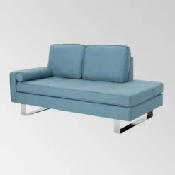 Typhaine Modern Chaise Loveseat - Christopher Knight Home -Christopher Knight Home GUEST d301fee4 4cc9 4fed 94be 396532706a40
