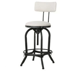 Stirling Adjustable Barstool - Christopher Knight Home -Christopher Knight Home GUEST d30b3174 266f 4257 8acf 087892ada5c5