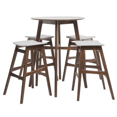 5pc Emmaline 42" Dining Set - Christopher Knight Home 6 5pc Emmaline 42" Dining Set - Christopher Knight Home - Image 4