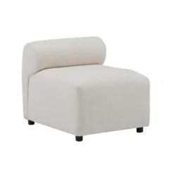 Christopher Knight Home Fermin 83" Modern 4 Piece Modular Sectional Sofa With Rround Back -Christopher Knight Home GUEST d97f5611 0a64 4f26 a345 9cdcf5f00370