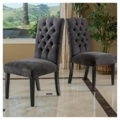 Set Of 2 Crown Top Dining Chairs - Christopher Knight Home -Christopher Knight Home GUEST de0139e0 9add 4a6b aa44 875e5a9aab3b