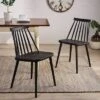 Set Of 2 Dunsmuir Farmhouse Spindle-Back Dining Chairs - Christopher Knight Home -Christopher Knight Home GUEST de45d8f3 c21a 4fc4 97a7 3740fdb049d0