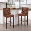 Set Of 2 Bayliss Contemporary Wingback Barstools - Christopher Knight Home -Christopher Knight Home GUEST e0f7dce4 040a 42c3 9578 8224e0f72686