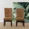 Christopher Knight Home Classic Harper Rattan And Wood Dining Chair (Set Of 2), Brown/Black -Christopher Knight Home GUEST e17f1378 f0bd 406f a3e8 98ed226154d3