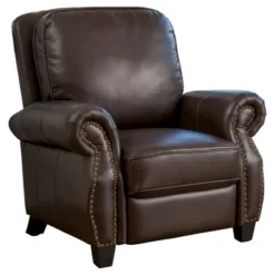 Torreon Faux Leather Recliner Club Chair Dark Brown - Christopher Knight Home -Christopher Knight Home GUEST e3dbfd2e 302d 45c7 a823 220b3b67d956