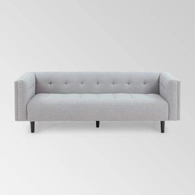 Ludwig Mid Century Modern Upholstered Tufted Sofa - Christopher Knight Home 10 Ludwig Mid Century Modern Upholstered Tufted Sofa - Christopher Knight Home - Image 8