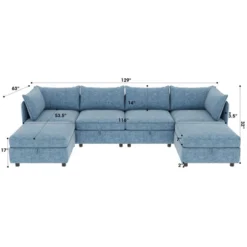 Christopher Knight Home Alvis Modular Chenille Storage U-Sofa -Christopher Knight Home GUEST e5da5a45 aa37 426d b303 ffd17fefa901
