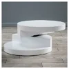 Osto Small Oval Rotatable Coffee Table: Storage, Glossy Finish - Christopher Knight Home -Christopher Knight Home GUEST eddec890 d223 480d 9d67 dd0ee4906e8a