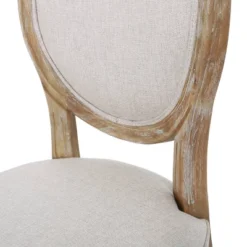 Set Of 4 Phinnaeus French Country Fabric Dining Chairs Beige/Natural - Christopher Knight Home -Christopher Knight Home GUEST f38848e0 c0aa 4ad6 af71 2088581c6b73