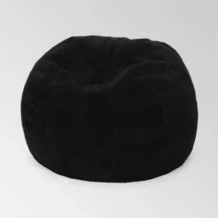 Kenli 3' Modern Corduroy Beanbag - Christopher Knight Home -Christopher Knight Home GUEST fe762779 7522 42bf 8b37 5674e84123ef