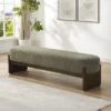 Christopher Knight Home Arabella 64" Modern Rubberwood Upholstered Loop Yarn Ottoman -Christopher Knight Home GUEST fed5bc69 2b73 4285 954b c50ea1aded29